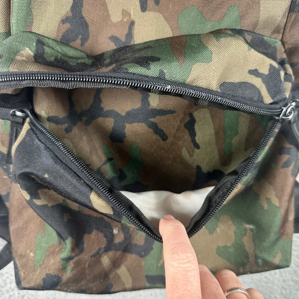 Jordan Jumpman Camo Backpack‎ Large Green Brown Red Woodland Camouflage Bag